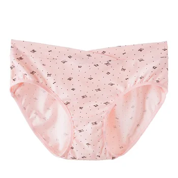 

GWomen Clothing Low Waist Stomach Lift Pregnant Under The Bump Cotton Maternity Underwear Pregnant Breathable Pregnancy Panties