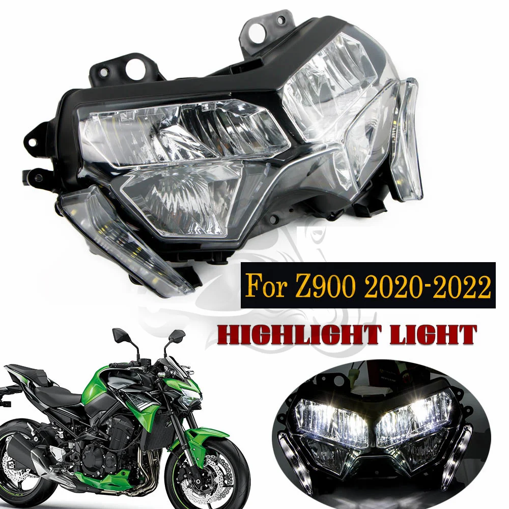 

Fit for 2020 - 2022 Kawasaki Z900 Motorcycle Led Front Headlight Headlamp Assembly Z 900 ZR900 2021 Head Light Accessory