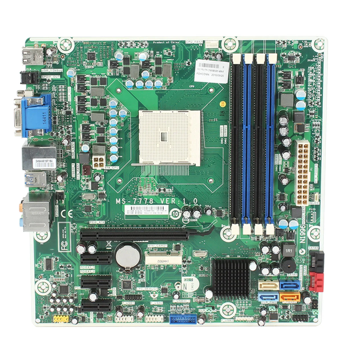Hp jasmine MS7778 ver 1.0マザーボード用fm2 716188001 696333001 mobo
