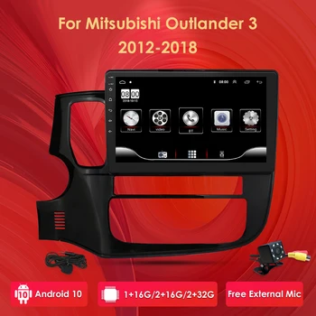 

2 Din Android 10 Car radio Multimedia Video Player Universal auto Stereo for Mitsubishi Outlander 3 2012-2018 mirrorlink wifi 4G