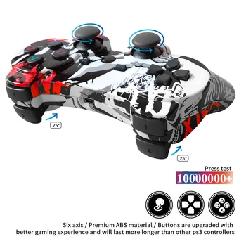 

Wireless Double Shock Gamepad for Playstation 3 Remote Sixaxis for PS3 Controller Pubg for Game Controller Ps3 Gamepad Manette