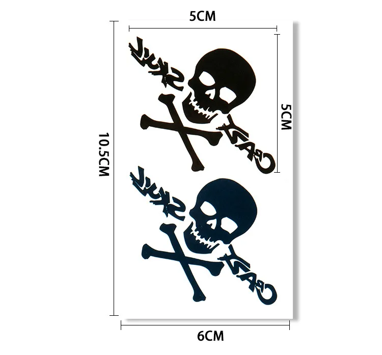 Наклейка для татуировки для мужчин и женщин Водонепроницаемая татуировка Скелет рука 3D Татуировка водостойкая клейкая бумага Скелет тату наклейка