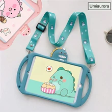 

NEW ML1 2022 Kids Case for iPad 2 3 4 Soft Silicon Child Lovely Stand Tablet Cover for Ipad 6th 9.7 inch 2018 Mini 5 4 3 2 Air