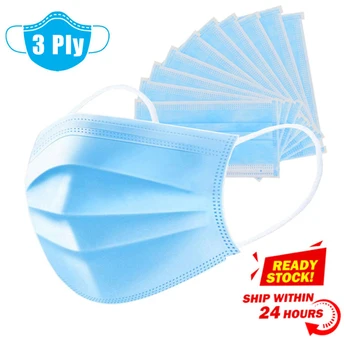 

Mouth Mask Anti PM2.5 Anti Particle Mask Breathable Dustproof Personal Protection 3Layer Filter Face Shield Disposable Mask Care