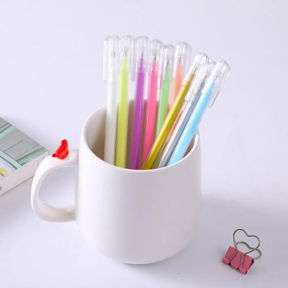 

DIY Creative Album High Light Color Gel Pen Fresh Transparent Office Learning Stationery Candy Color Watercolor Pen