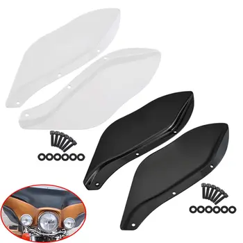

Motorcycle Side Wings Side Batwing Fairing Wind Deflector Air Deflector Windshield Fit for Harlay Touring FLHR FLHT FLHX 96-13