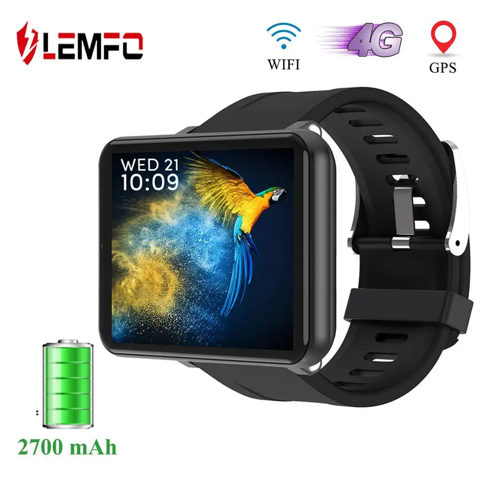 LEMFO LEM T 2 86 &quotСмарт часы для мужчин и женщин 4G Smartwatch Android 7 1 с камерой 5 Мп 2700 мАч