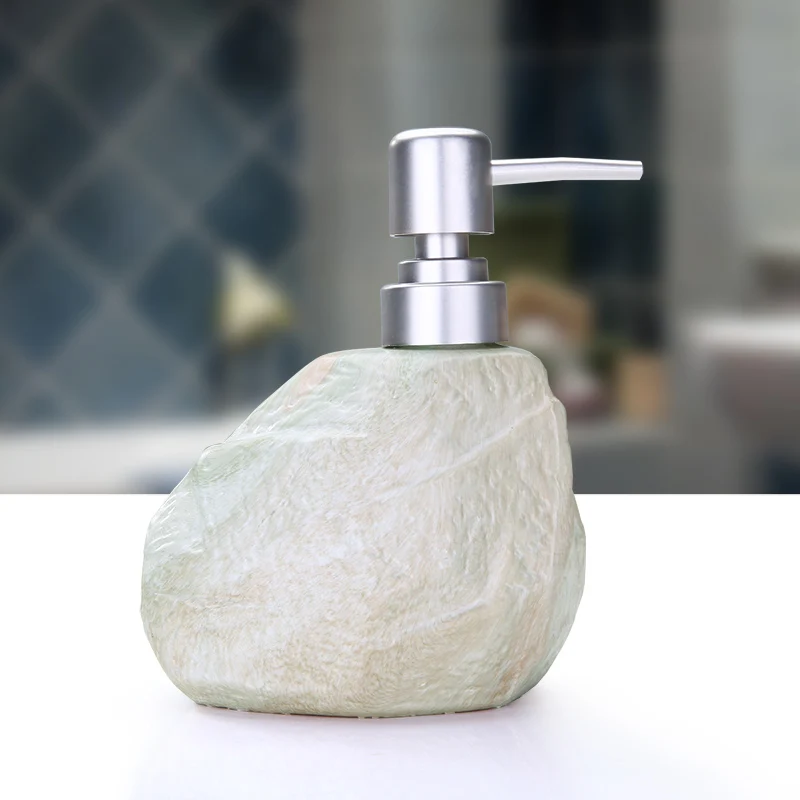 

Liquid Soap Dispensers Ceramic Soap Dispenser Deck Press Type Shampoo container Shampoo Bottle Bath Dew Container