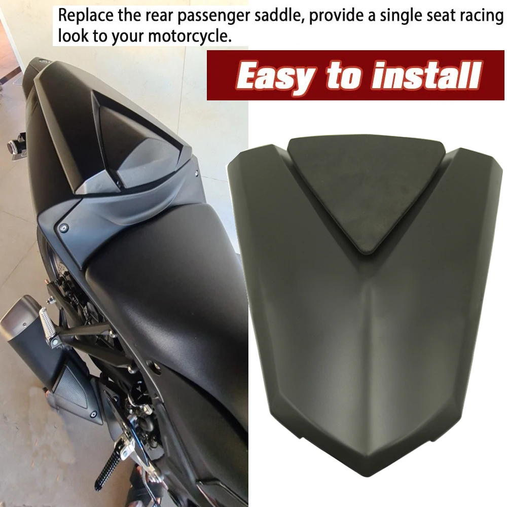 capa de assento cowl passageiro traseiro solo pillion carenagem para yamaha mt acessórios carbono