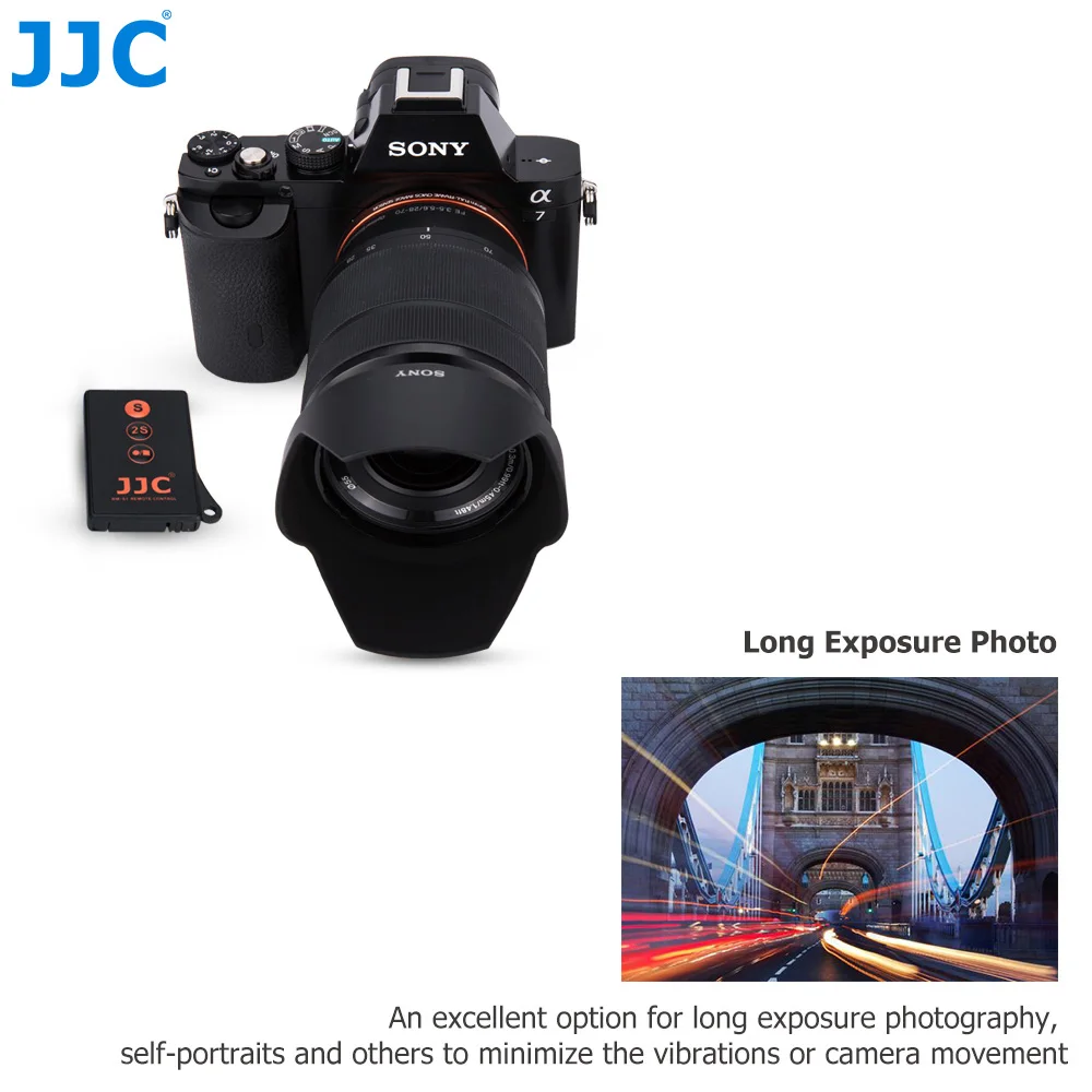 JJC RMT-DSLR1 RMT-DSLR2 Remote Control Trigger Video Command for Sony A7SIII A7III A7RIII A7RIV A7RII A6600 A6400 A7R A7II A6500 camera remote shutter button camera remote shutter release