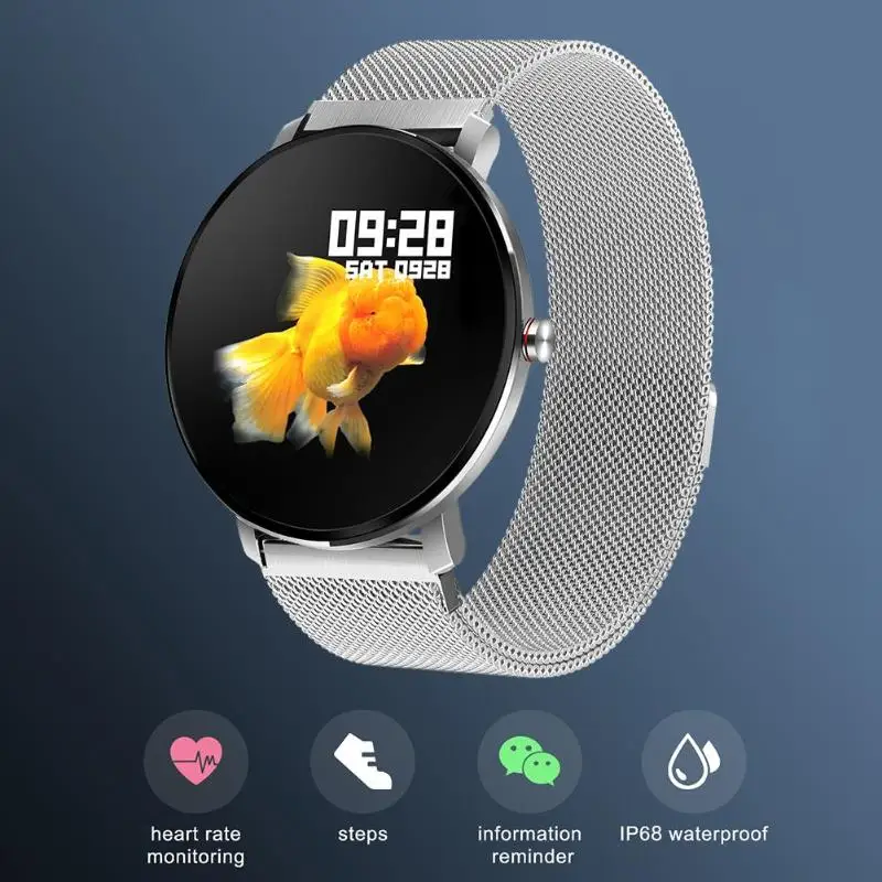 K9 Smartwatch сердечный ритм кровяное давление кислородный звонок уведомление информация напоминание IP68 Водонепроницаемый Шагомер Спорт