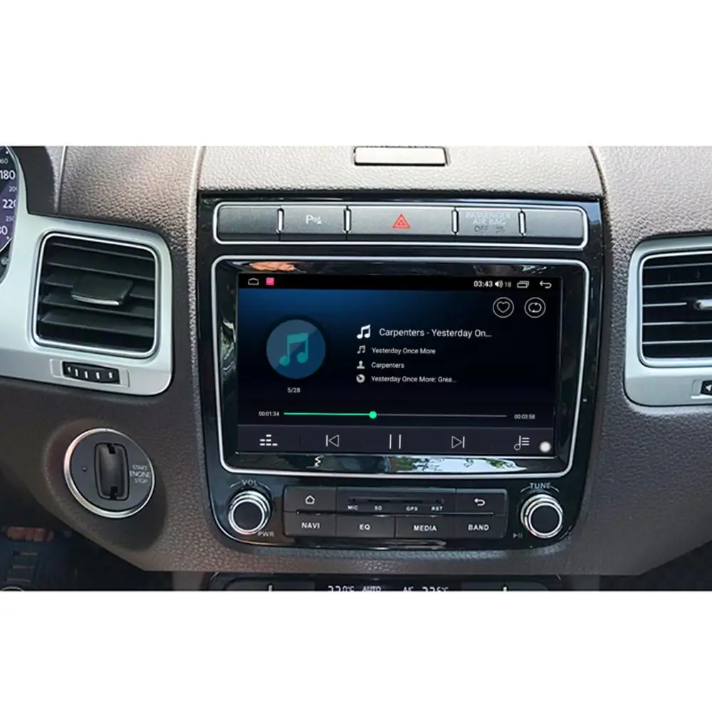 Автомобильная магнитола мультимедийная система на Android 10 с 8 &quotэкраном для Volkswagen