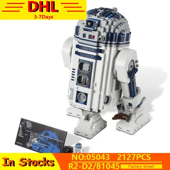 

Lepinblocks 05043 Star Wars Space Out of Print The R2-D2 Robot Model Building Blocks Bricks The Star movie Wars 10225 Toys Gift