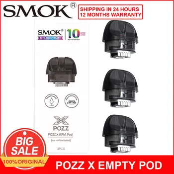 

New original SMOK 3pcs/pack Pozz x empty pods Cartridge No Coil Electronic Cigarette Atomizer For Pozz x vape