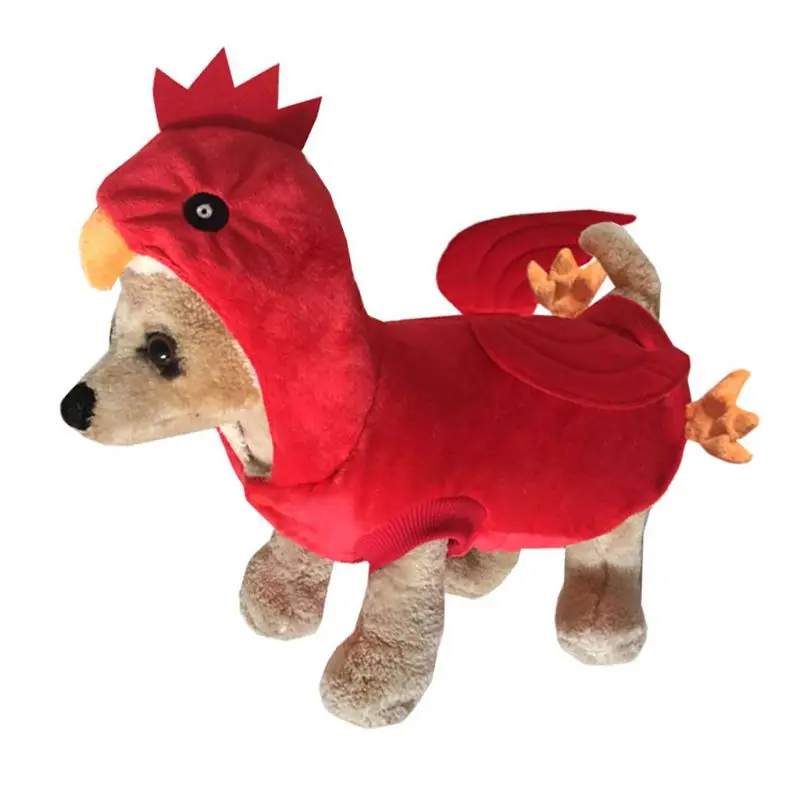 Питомец собака Ролевой костюм для игры милый курица щенок Кошка костюм Рождественская вечеринка Декор T8WB