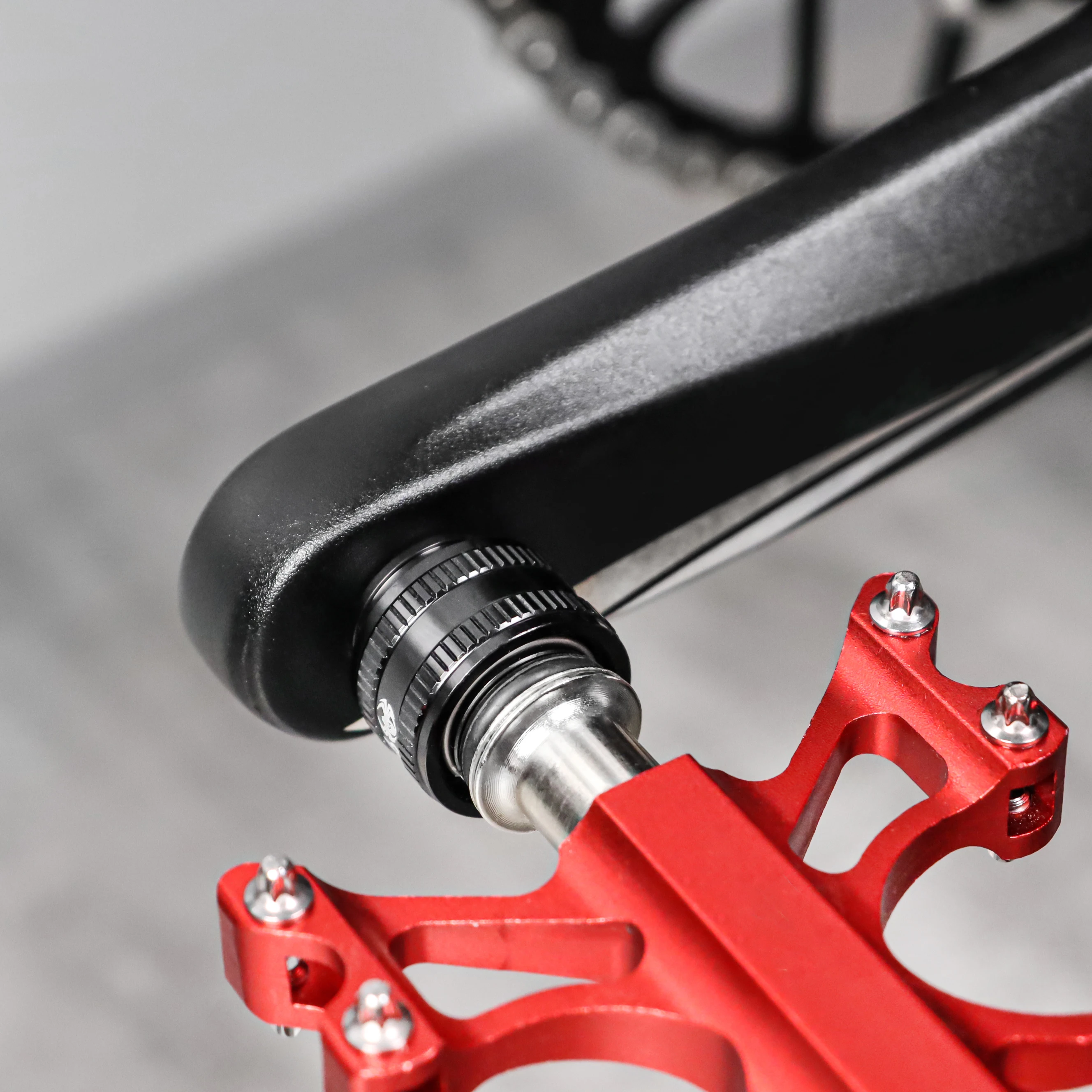 MUQZI 1Pair Quick Release Pedal Holder Titanium Alloy Stainless