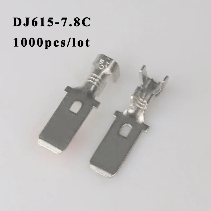 DJ615-7.8C 1000 шт. Клемма мужской женский провод разъем предохранитель коробка жгут