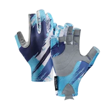 Bicycle Riding Non-slip Breathable Half-finger Sunscreen Outdoor Sports Fingerless Riding Fishing Gloves