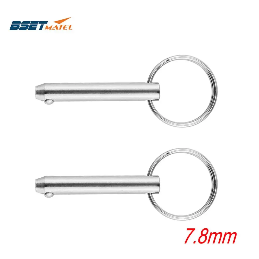 

2PCS 7.8*51mm Marine Grade 316 Stainless Steel 5/16 inch Quick Release Ball Pin for Boat Bimini Top Deck Hinge Marine hard