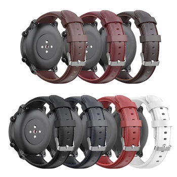 

Mr Applicable to Huami Amazfit GTR 47mm Watch Soft Oil Wax Real Cowhide Strap 22mm Width Straps Bracelet Sports Watch Band Strap