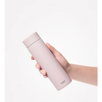 

Cute Literary Thermos Cup 450ml MugThermo Pink Coffee Cup Hot Water Thermos Stainless Steel School Bottle Capacity Drink W