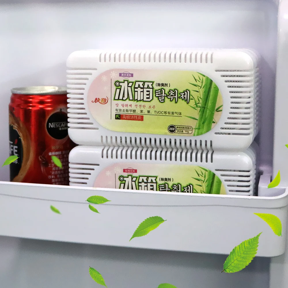 1 шт. дезодорант коробка активированный бамбуковый уголь дезодорант для холодильника очиститель воздуха холодильник для удаления запаха аксессуары для дома