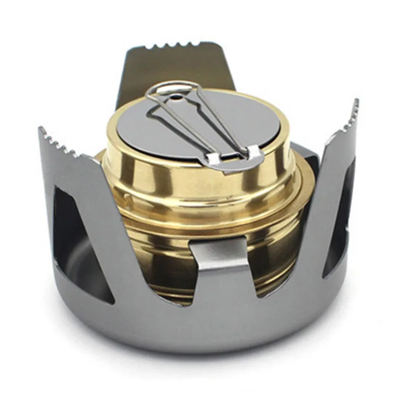 

Portable Mini Spirit Burner Alcohol Stove For Outdoor Hiking Camping