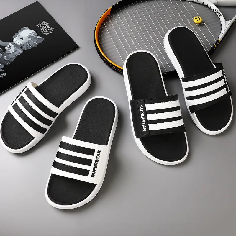 REVIEW TOP SELLER  Slipper Men's Summer New Style Couples Cool Fashion Outer Wear Thick Bottomed Anti-slip Bathroom Ho