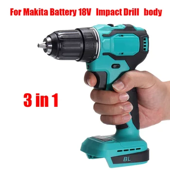 

18V 90Nm 3in1 Cordless Drill Electric Rechargeable Brushless Impact Drill Rechargeable Screwdriver Power Tools