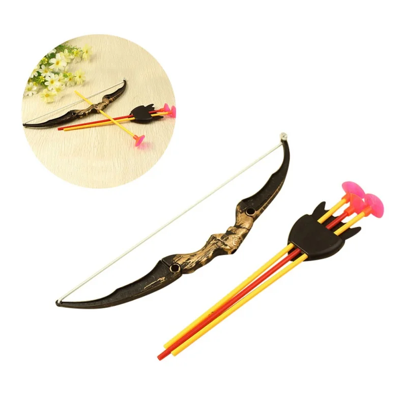 Shooting Outdoor Sports Toys Bow and Arrow Set Children Plastic Toys Outdoor Recreation