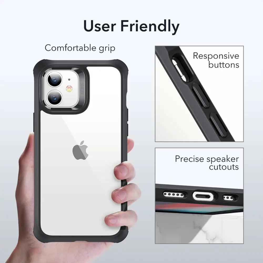 ESR Full Protection Bundle Case for iPhone 12 mini Pro Max Alliance Tough Full-Body Case with 2PCS Tempered Glass for iPhone 12