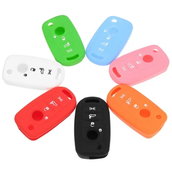 

4 Buttons Silicone Remote Key Fob Cover Skin Case For FIAT 500X Toro 2016 2017