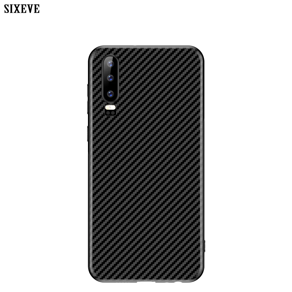 Нескользящий мягкий чехол из углеродного волокна для Huawei P20 P30 Lite Pro P Mate 20 30 Y9 2018 Honor