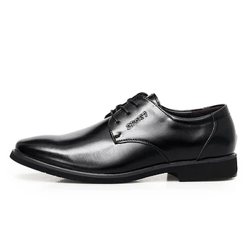 

Men genuine leather shoes High Quality Elastic band Fashion design Comfortable Men's shoes Super thousand leather shoes *9899