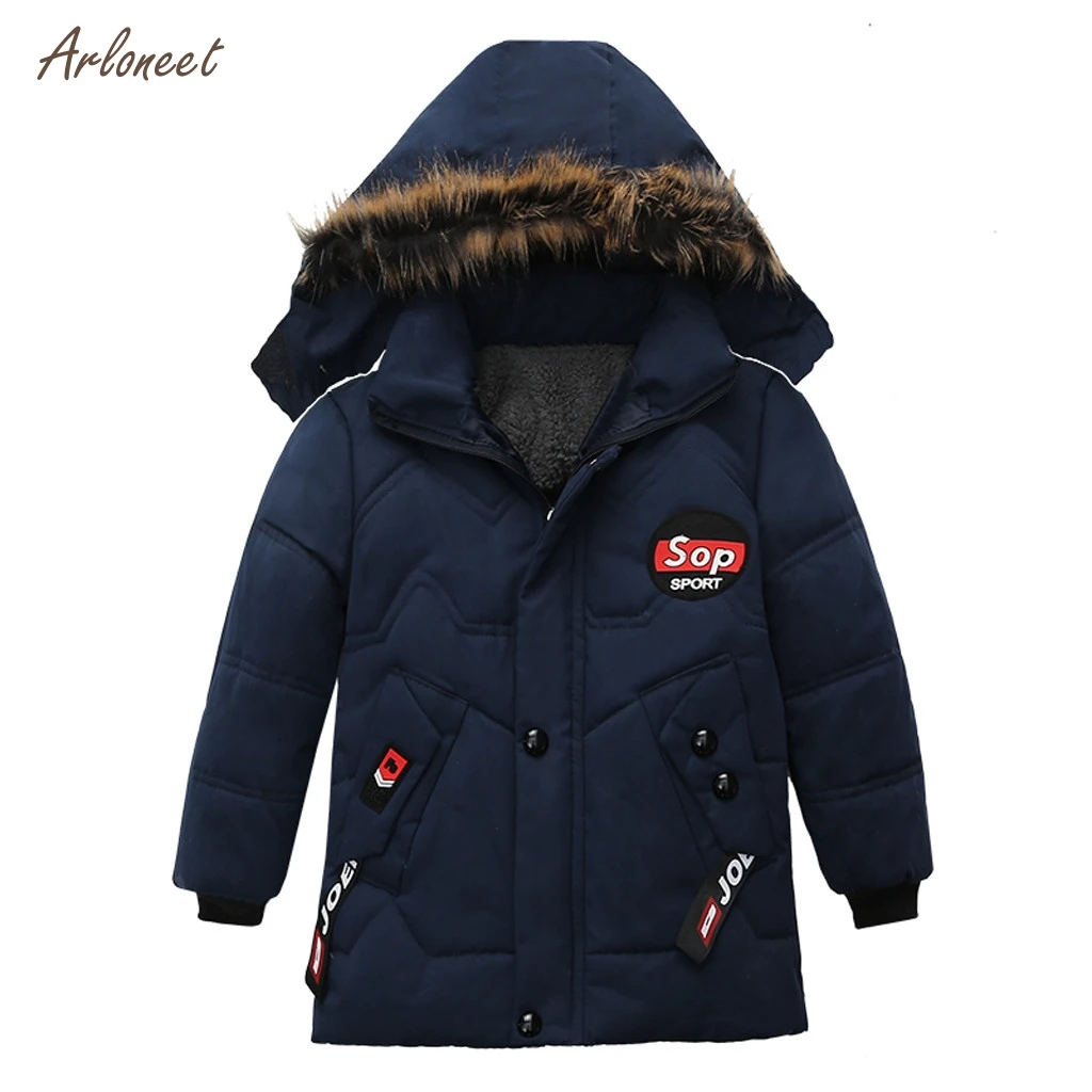 ARLONEET Children Jackets for Boys Clothes Winter Baby Boy Jackets warm Kids down Coat Boys Outerwear&Coats winter padded