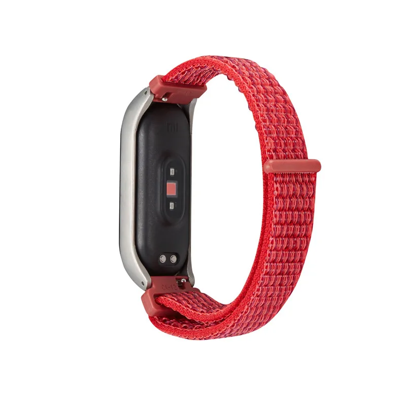 Nylon Strap Loop for Mi band 4 3 Strap Colorful Wristband Mi band 4 3 Bracelet replaceable Breathable Smart Watch Accessories