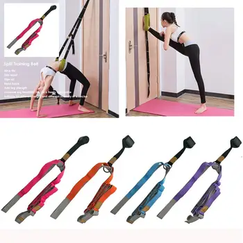 

Door Split Flexibility Sports Yoga Ballet Band Dance Gymnastic Exercise Rope Soft Tension Stretching Strap Leg Stretcher Belt