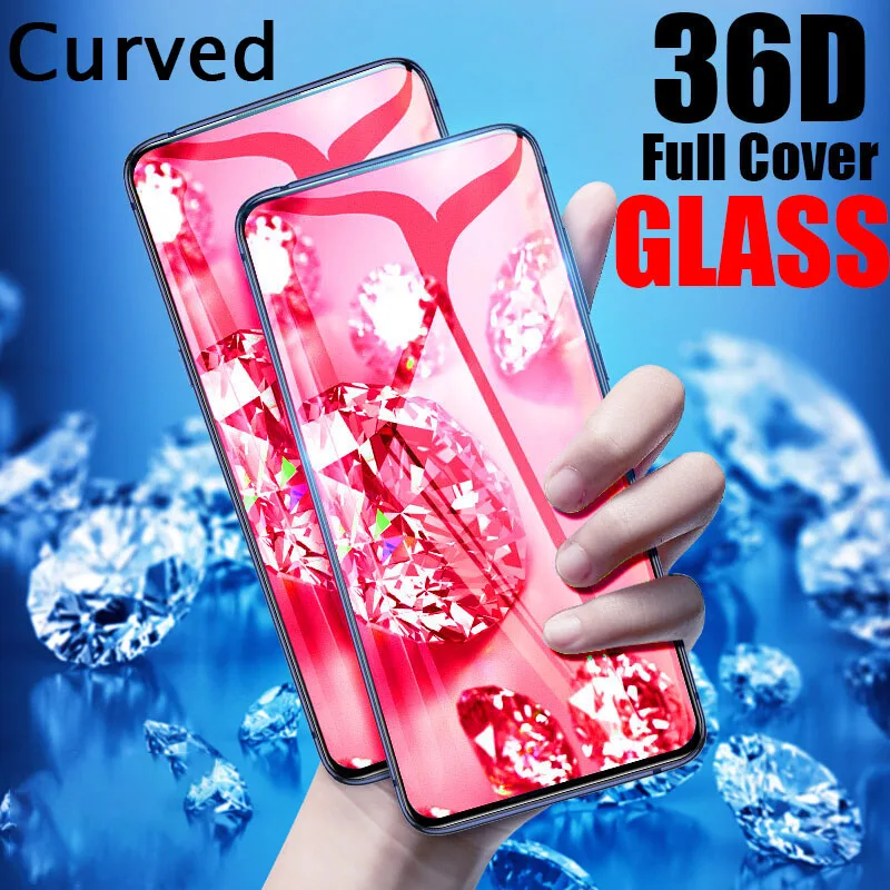 Закаленное стекло 36D для Samsung Galaxy S8 S9 S10 Plus E Защитное Note 8 9 10 защита экрана с полным