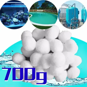 

Swimming Pool Filter Media 700g White Filter Balls Eco-friendly Swimming Pool Cleaning Equipment Filter water purifying d3