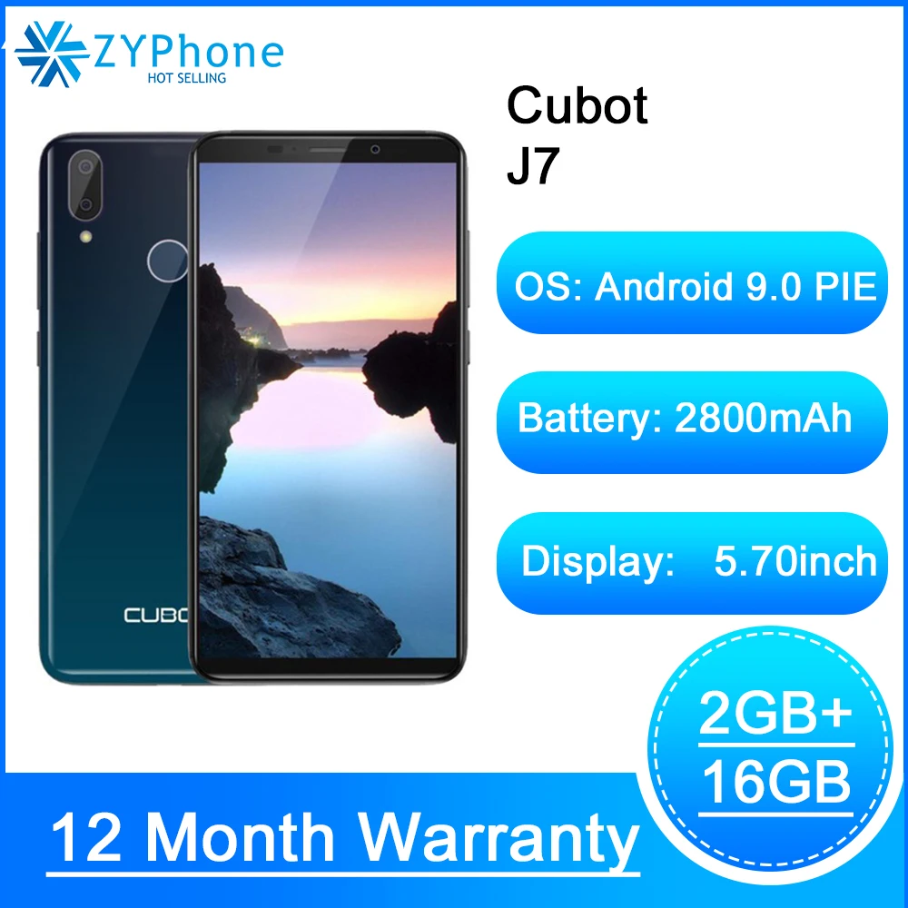 Cubot J7 Cellphone 5.7 Cubot J7 Cellphone 5.7