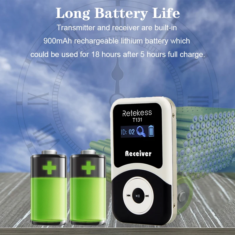RETEKESS T130 Tour Guide System Wireless