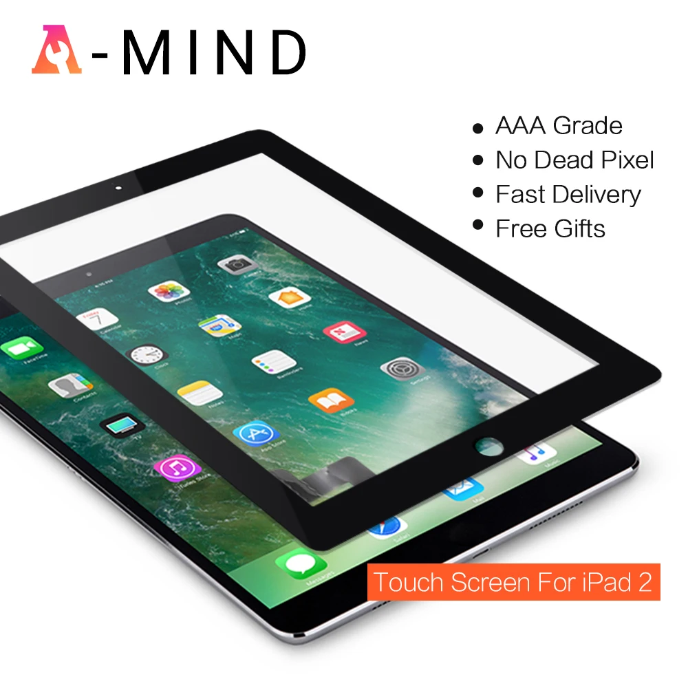 9 7 &quotпланшет сенсорный экран для iPad2 A1395 A1396 A1397 дигитайзер передняя панель Замена