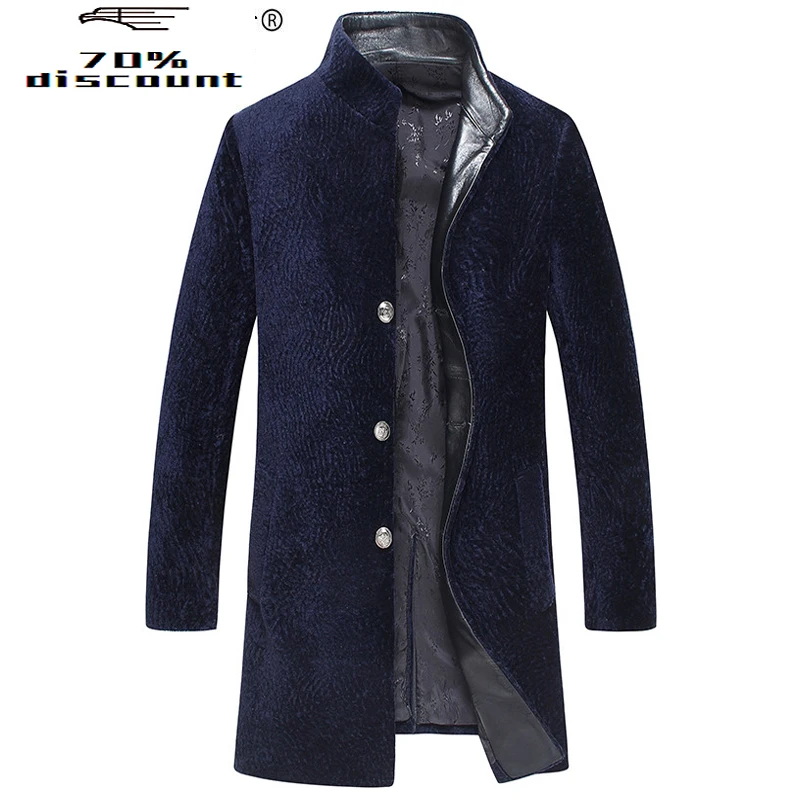 

Real Fur Coat Autumn Winter Jacket Men Sheep Shearling Fur Coats Plus Size Mens Jackets and Coat LSY069092 MY2300