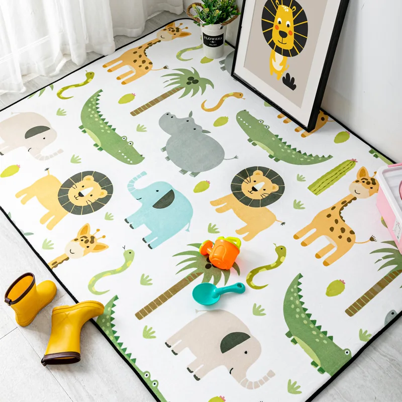 Cute Cartoon Animals Carpet Kids Room Play Tent Area Rugs Children Bedroom Decor Carpets Living Room Non-Slip Floor Mat Cute Cartoon Animals Carpet Kids Room Play Tent Area Rugs Children Bedroom Decor Carpets Living Room Non-Slip Floor Mat