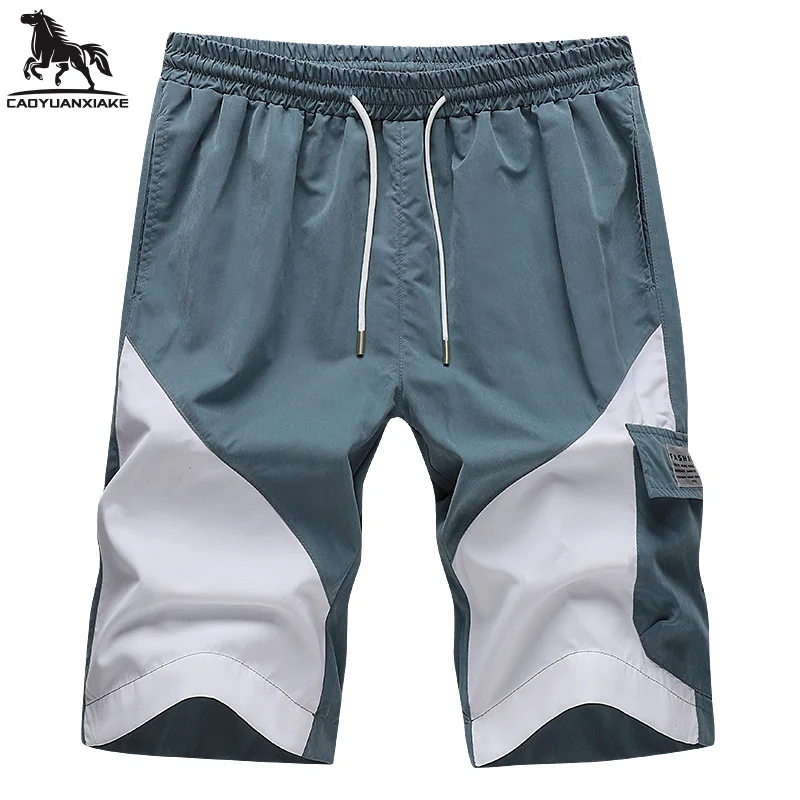 

summer men shorts Tooling shorts men casual pants mens splice pants Mens five points pants Printing solid color shorts K33 K32