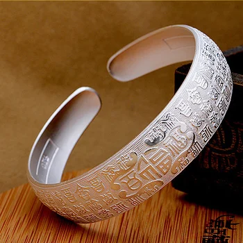 

Personalized Bracelets Bangles Opening Blessing Letters Initial Charm Bracelet Blessing Bangles Women Silver Jewelry Pulseiras