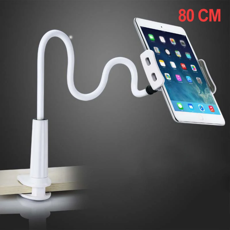 black white 80cm Держатель планшета 80/110 см ipad мини держатель/подставка для 3,5 дюймов до 10,6 дюймов ipad Air Mini huawei Xiaomi M ipad Kindle телефон планшет - Цвет: black white 80cm