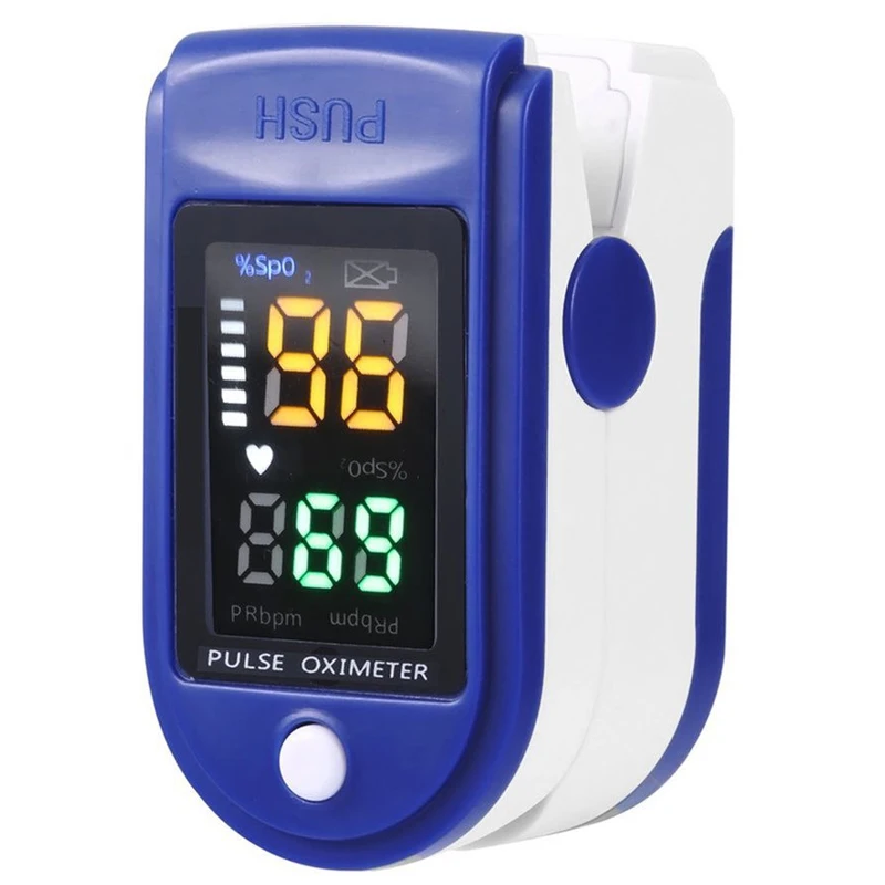 Four-color OLED Display Digital Pulse Oximeter Saturation Monitors Portable Oxygen Sensor Home Clip Fingertip Oximeter