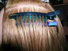Blue Color Speed Separator Hair Clips 1pcs/lot Sectioning Clips for Hair Extension Pro Salon Tools