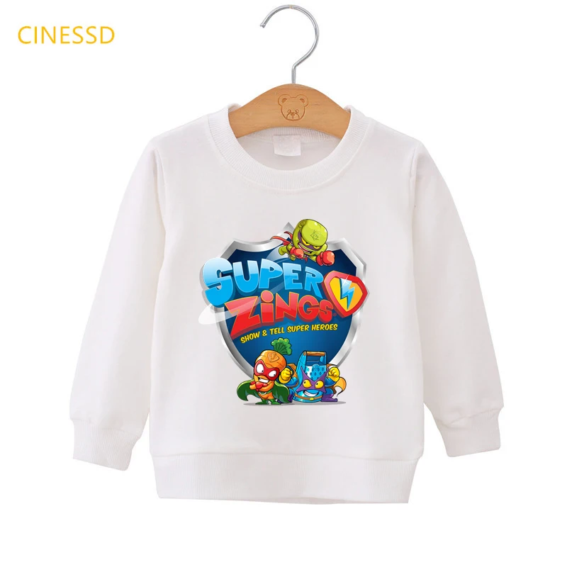Inverno Neonati Vestiti Los Super Zings Serie 6 Stampa Dibujos De Superzings Bambini Top Per Adolescenti Bambini Felpe Con Cappuccio